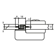 PVC frame-stop profil